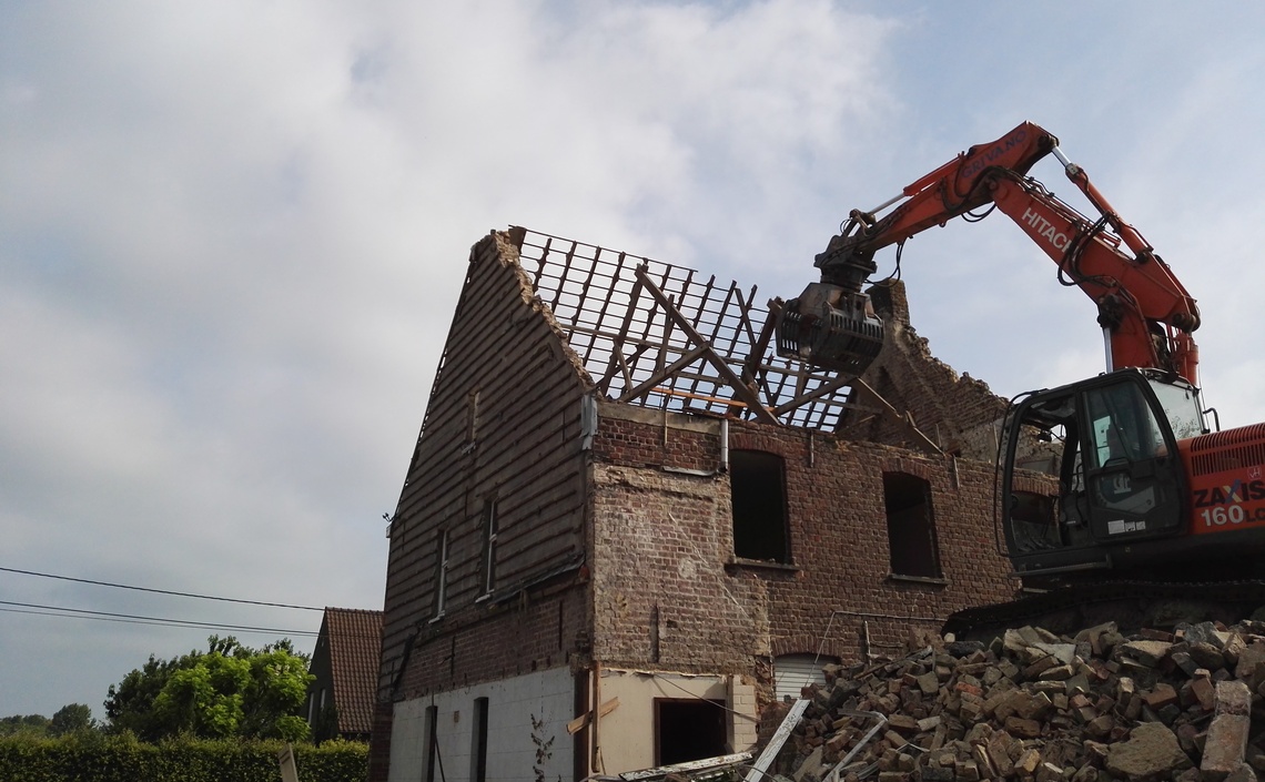 Afbraak woning en schuur
