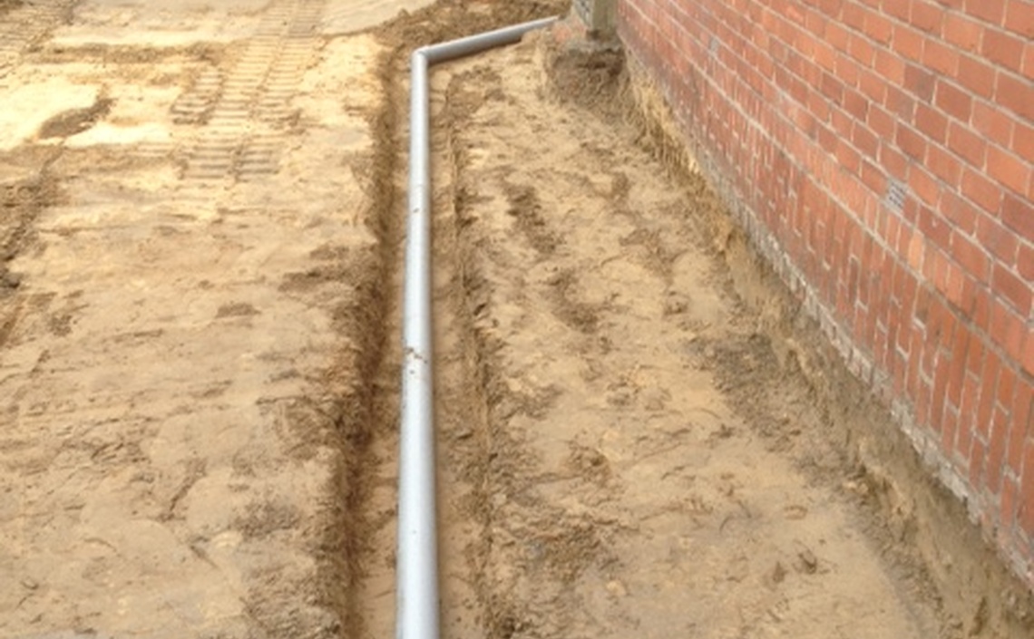 Rioleringswerken: privé-woning